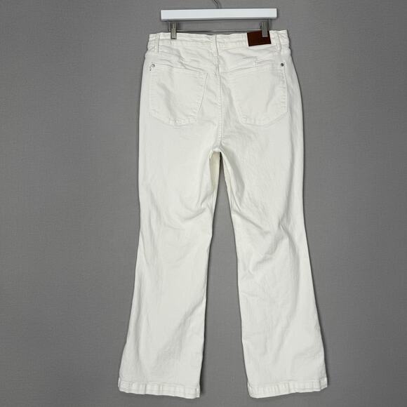 Judy Blue Slim Boot Jeans Womens 16W White High Rise Denim Retro Hippie Boho - Picture 5 of 14